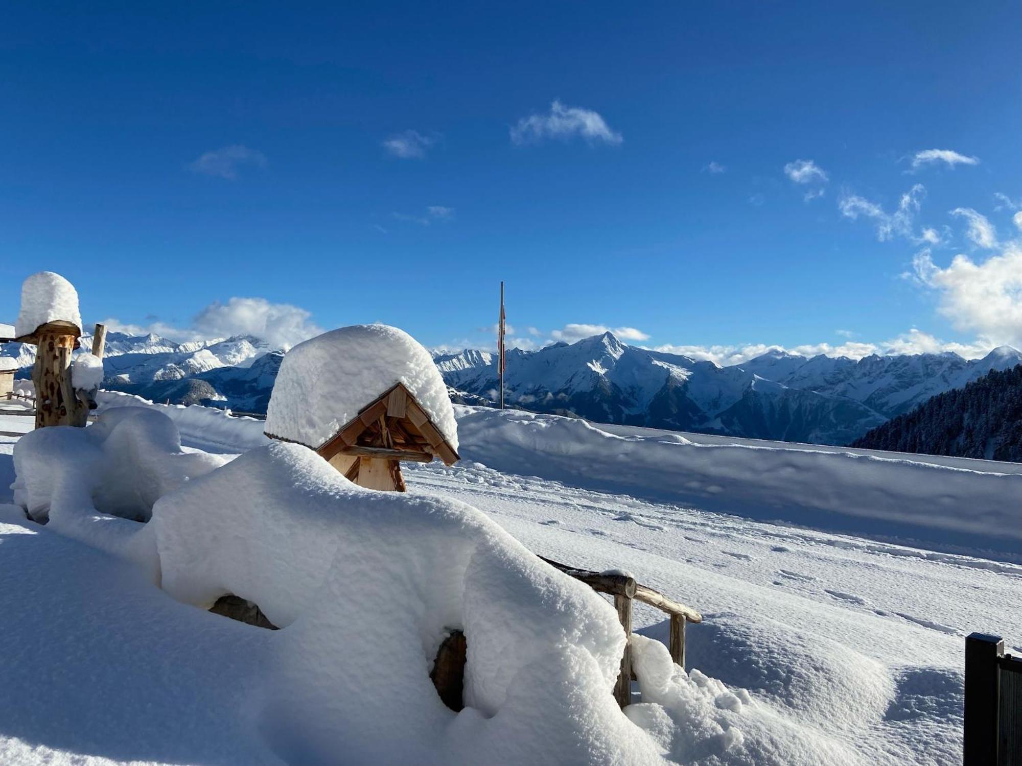 New Holiday Home On The Alm With Terrace And Balcony Zellberg Exteriér fotografie